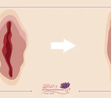 تجميل الشفرات وتضييق المهبل في عملية واحدة