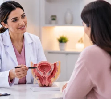 أفضل دكتورة لرفع المثانة تقدم تقييمًا طبيًا دقيقًا لعلاج هبوط المثانة واختيار الخطة العلاجية المناسبة لكل مريضة.