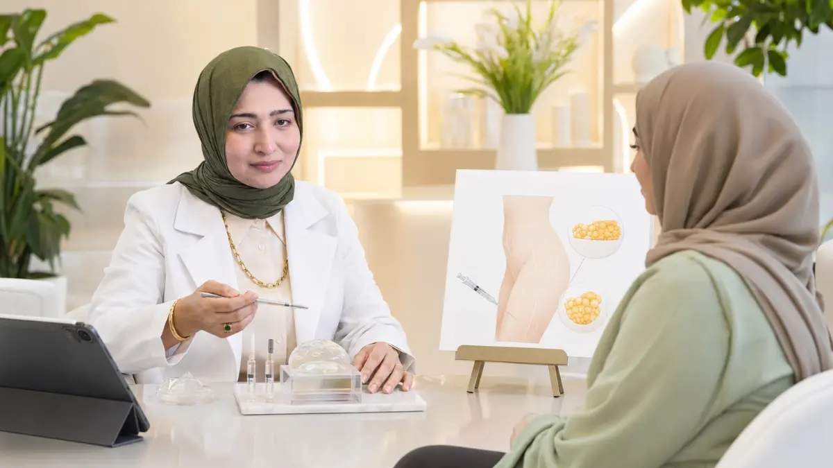 الفرق بين فيلر الكالسيوم وحقن الدهون الذاتية