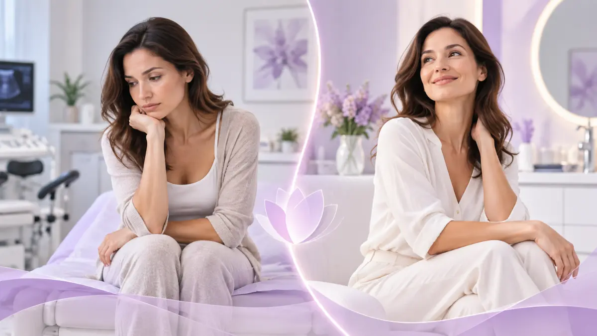 نتائج تضييق المهبل قبل وبعد