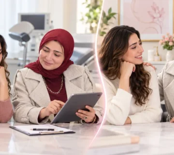 نتائج تفتيح المناطق الحساسة قبل وبعد